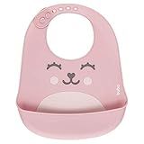 Buba Babador De Silicone - Pega Migalhas Gumy - Rosa -
