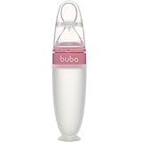 Buba Colher Dosadora Em Silicone Com Ventosa Rosa