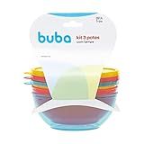 Buba Kit 3 Potes Com Tampa Colorido