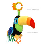 Buba Pelúcia Infantil Interativa Tucano Zaza