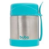 Buba Pote Térmico Com Colher Azul