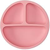 Buba Pratinho Em Silicone Com Ventosa Rosa