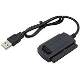 BUBUCAM Cabo Conversor Adaptador USB 2 0 Para IDE SATA Para Discos Rígidos De 2 5 Polegadas HDDs SSDs IDE E Cabo Adaptador SATA
