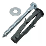 Bucha 10mm Tijolo Bloco Parede Oca Parafuso aruela 100pçs