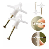 Bucha Aba Fly 6mm C Anel Drywall Gesso Parafuso 50 Pçs