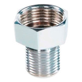Bucha Aumento Toda Em Metal Cromado 1 2 X 3 4 Curta 3 4 Cm