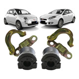 Bucha Barra Abraçadeira Dianteira Fiat 500 2009 A 2011 Par