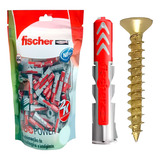 Bucha De Nylon Duopower 8mm Fischer C Aba E Parafuso 60pçs