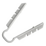 Bucha Fixa Clamp 8mm Para Fios Cabo Coaxial Rg06 Rg59 100pç