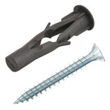 Bucha Fixação 8mm Para Tijolo Vazado Oco C Parafuso 40 Pcs