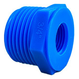 Bucha Pvc Irr Red Roscavel 3 4 X 1 4 Azul kit C 5 Peças 
