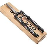 BUCKLOS Garfo De Suspensão MTB 26 27 5 29 Polegadas Garfo De Mountain Bike 1 1 8 QR 9 Mm Travel 120 Mm Tubo Reto De 28 6 Mm Bloqueio Manual Liga De Alumínio Ultraleve