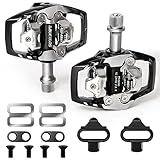 BUCKLOS SPD Clip Pedals PD M780 MTB Mountain Bike Pedais De Dois Lados Sem Clipless Road Bike Spin Bike Selado Rolamento Clipes De Bicicleta Em Pedal Compatível Com Chuteiras Shimano SPD Alumínio