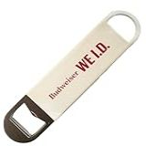Bud Weiser We I D Abridor De Garrafas Estilo Chave De Vinil Branco 18 Cm