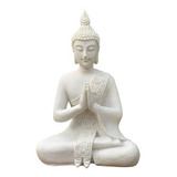 Buda Bhumisparsha 37cm Tailandês Tibetano Marmorite