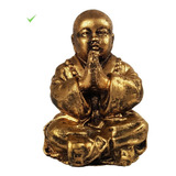 Buda Chines Orando Zen Sabedoria Chakra Enfeite Estatua 9cm