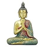 Buda Decorativo Em Resina Sabedoria Hindu Meditação Fortuna Reflexão Zen Monge 174 Buda 174 C