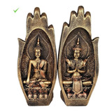 Buda Hindu Mao Casal Namaste Enfeite