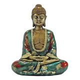 Buda Hindu Tailandês Tibetano Estátua Verde