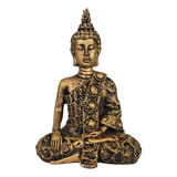 Buda Hindu Tailandês Tibetano Sidarta Chakras Resina 11 5cm 