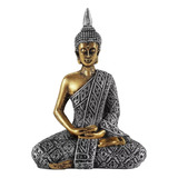Buda Tibetano Tailandes Sidarta Hindu Estatueta Resina 20cm
