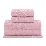 Buddemeyer Jogo De Toalhas Botanique Extra Soft Rosa 2 Peças