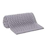 Buddemeyer Manta 125x150cm Tricot Manu Cinza