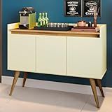 Buffet Aparador 3 Portas Gold Pérola Mel