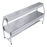Buffet Carro Self Service Duplo 12 Cubas Quentes 6 Frias
