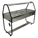 Buffet Carro Self Service Termico 8 Cubas Quente