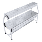 Buffet Duplo Self Service Carro 10 Cubas Quentes 5 Frias 1 2
