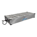 Buffet Elétrico Banho Maria 8 Cubas Inox Armon Self Service