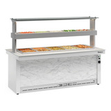 Buffet Térmico E Refrigerado Gbtr 200br Branco Gelopar