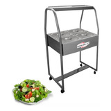 Buffet Termico Salada Com 4 Cubas Frias Spolu Self service