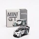 Bugatti Vision Gran Turismo Sliver And Carbon 1 64 Diecast Model Car By True Scale Miniatures MGT00369