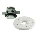 Bujão Com Flange Para Barco Em Alumínio Viveiros Em Geral