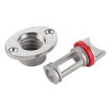 Bujão De Dreno Em Inox C Junta De Vedação 25mm Attwood