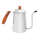 Bule Café Bico Fino Inox 700ml Cabo Madeira