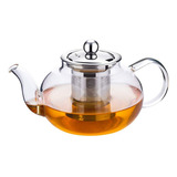 Bule Chaleira Vidro 900ml Infusor Borossilicato Direto Fogo