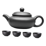Bule De Chá Chaleira De Chá Chinesa 400ml Preto