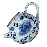 Bule De Porcelana Azul E Branco Bule De Chá Azul E Branco Bule De Chá Japonês Bule Infusor De Chá Pote De Chá Antigo Área De Trabalho Decorar Bule De Flores Viagem Cerâmica