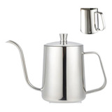 Bule Inox Bico Fino Longo Barista Café Chá 600ml Prata