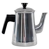 Bule Para Café Chá Leite N 8 1 5 Litros Em Alumínio Modelo Tradicional Clássico Uso Doméstico E Profissionnal