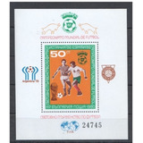 BuLGária Selo Bloco Copa Do Mundo De Futebol Yvert 104 1982