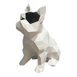 Bulldog Francês Geométrico Cachorro Decorativo 15