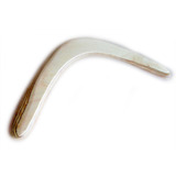 Bumerangue De Madeira Big Boomerang 50 Cm Acabamento Imbuia