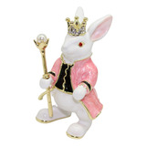 Bunny Statue Jewelry Box Earrings Holder