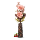Buque De Flores Arranjo De Flores Artificiais Flores Secas Arranjo De Mesa Com Flores Realistas Ideal Para Decoração De Sala E Escritório