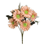 Buquê De Gérbera Artificial Com 6 Flores Decoração Realista