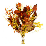 Buquê P Mix Outono Flores Secas Decorar Presente